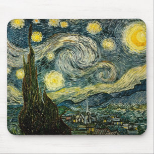 Vincent van Gogh's The Starry Night (1889) Mouse Mat