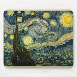 Vincent van Gogh's The Starry Night (1889) Mouse Mat
