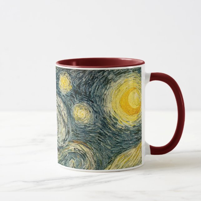 Vincent van Gogh's The Starry Night (1889) Mug (Right)