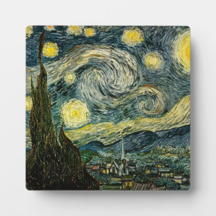 Vincent van Gogh's The Starry Night (1889) Plaque