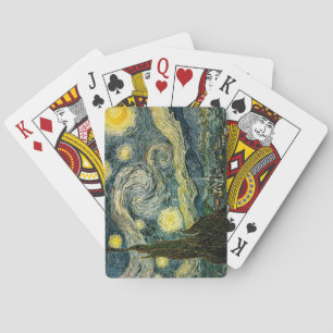 Vincent van Gogh's The Starry Night (1889) Playing Cards