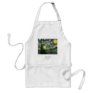 Vincent van Gogh's The Starry Night (1889) Standard Apron