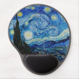 Vincent Van Gogh's The Starry Night Gel Mouse Mat