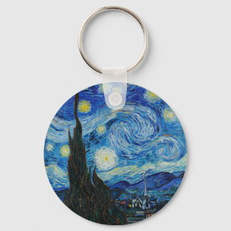 Vincent Van Gogh's The Starry Night Key Ring