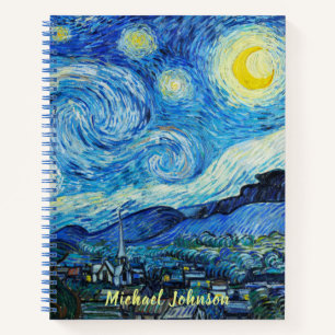 Vincent Van Gogh's The Starry Night Monogram Notebook