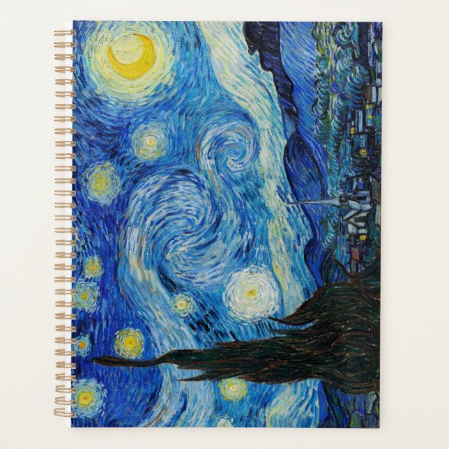 Vincent Van Gogh's The Starry Night Planner (Front)