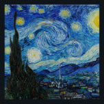 Vincent Van Gogh's The Starry Night Poster<br><div class="desc">Immerse yourself in the mesmerising beauty of Vincent Van Gogh's The Starry Night with this high-quality reproduction art print. Own a piece of art history and let the brilliance of Van Gogh's masterpiece illuminate your surroundings.</div>