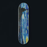 Vincent Van Gogh's The Starry Night Skateboard<br><div class="desc">Vincent Van Gogh's The Starry Night (1889). Famous painting</div>