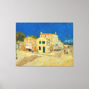 Vincent van Gogh's The yellow house Canvas Print
