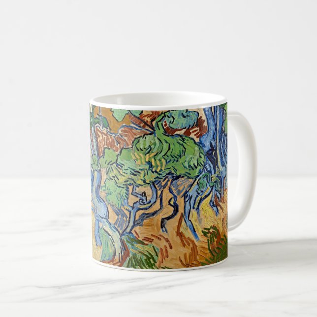Vincent van Gogh's Tree Roots Coffee Mug (Front Right)