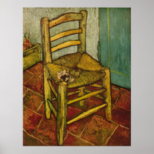 Vincent van Gogh's "Van Gogh's Chair" (1889) Poster