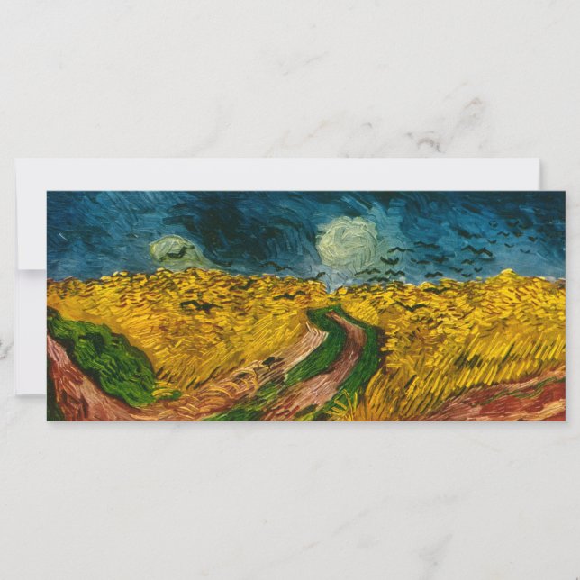 Vincent van Gogh's Wheat Field with Crows (1890) (Front)