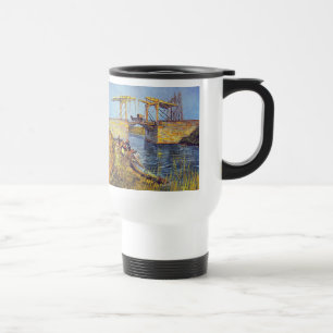Vincent Willem van Gogh, Langlois Bridge at Arles Travel Mug