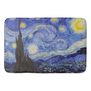 Vincent Willem van Gogh , "Starry Night" Bath Mat