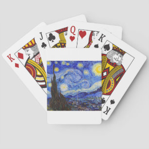 Vincent Willem van Gogh , “ Starry Night ” Playing Cards