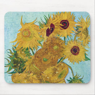 Vincent Willem van Gogh, sunflower マウスパッド Mouse Mat