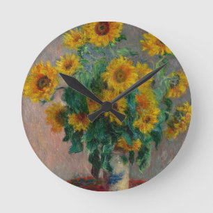 Vincent Willem van Gogh ,Sunflower Round Clock