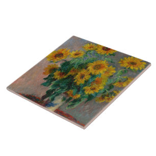 Vincent Willem van Gogh ,Sunflower Tile