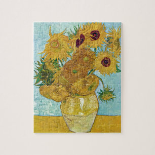 Vincent Willem van Gogh , "Sunflowers" Jigsaw Puzzle