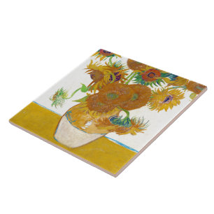 Vincent Willem van Gogh , "Sunflowers" Tile