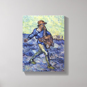 Vincent Willem van Gogh - The Sower Canvas Print