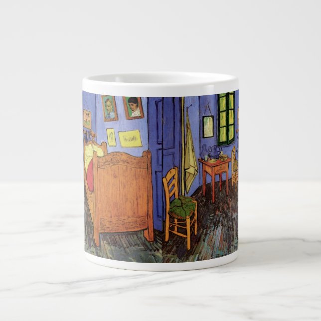 Vincent's Bedroom in Arles by Vincent van Gogh Large Coffee Mug (Front)