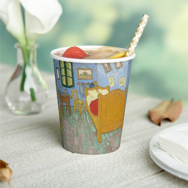Vincent's Bedroom in Arles by Vincent van Gogh Paper Cups (Insitu)