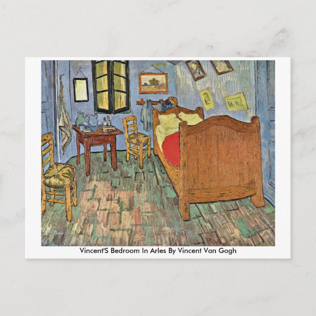 Vincent'S Bedroom In Arles By Vincent Van Gogh Postcard (Front)