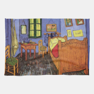 Vincent's Bedroom in Arles by Vincent van Gogh Tea Towel