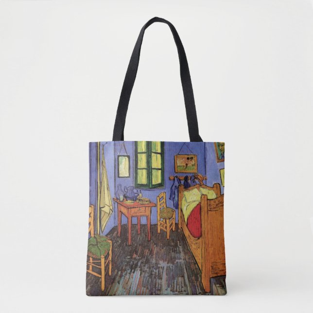 Vincent's Bedroom in Arles by Vincent van Gogh Tote Bag (Front)