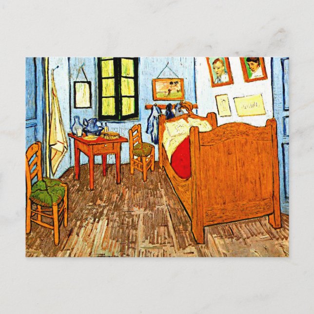 Vincent's Bedroom Postcard (Front)