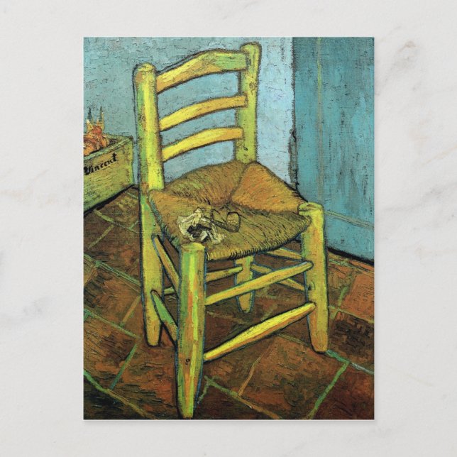 Vincent's Chair & His Pipe Van Gogh Fine Art Postcard (Front)