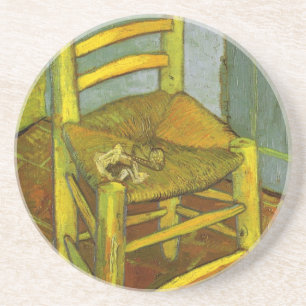 Vincent's Chair with His Pipe by van Gogh Coaster
