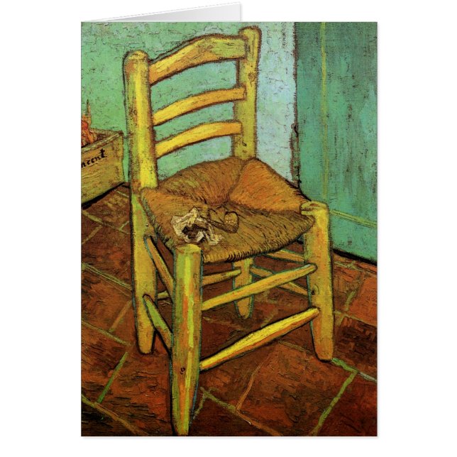 Vincent's Chair with His Pipe by Vincent van Gogh (Front)