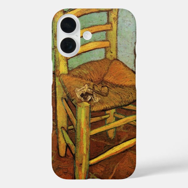 Vincent's Chair with His Pipe by Vincent van Gogh Case-Mate iPhone Case (Back)