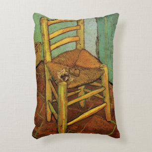 Vincent's Chair with His Pipe by Vincent van Gogh Decorative Cushion