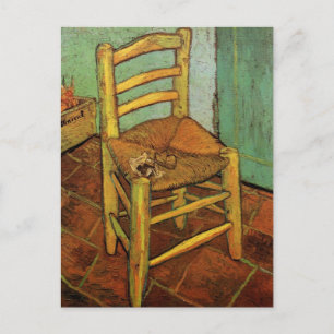 Vincent's Chair with His Pipe by Vincent van Gogh Postcard