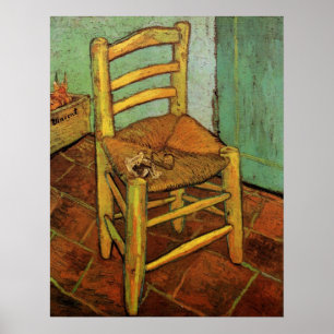 Vincent's Chair with His Pipe by Vincent van Gogh Poster