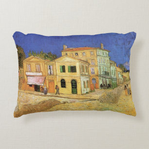 Vincent's House in Arles by Vincent van Gogh Decorative Cushion