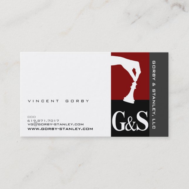 Vincent's New Business Card (Front)