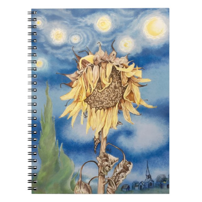Vincent's Sunflower Notebook (Front)