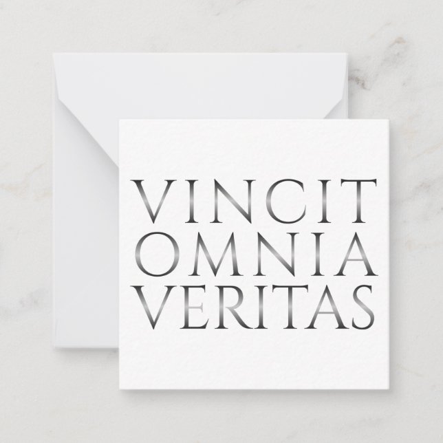 VINCIT OMNIA VERITAS - Light Card (Front)