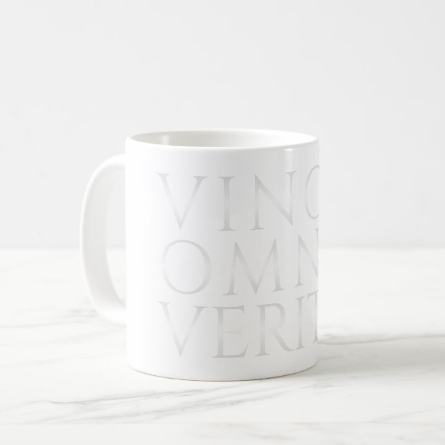 VINCIT OMNIA VERITAS - Light Coffee Mug (Front Left)