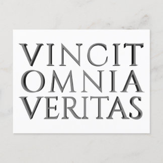 VINCIT OMNIA VERITAS - Light Holiday Postcard