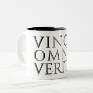 VINCIT OMNIA VERITAS - Light Two-Tone Coffee Mug