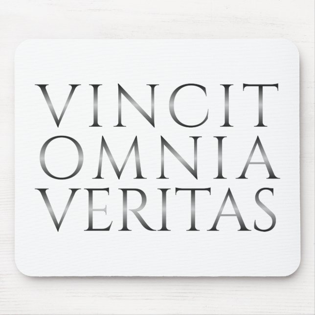 VINCIT OMNIA VERITAS MOUSE MAT (Front)