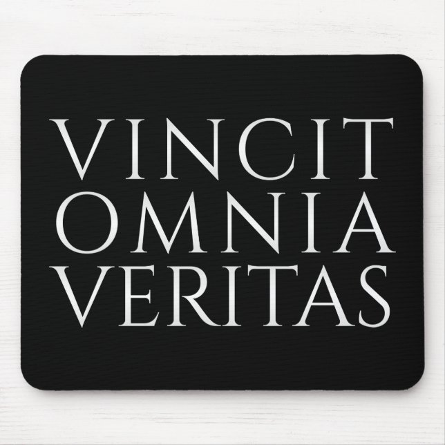 VINCIT OMNIA VERITAS MOUSE PAD (Front)