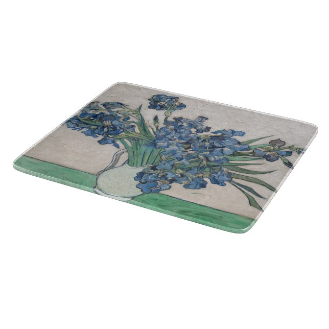 Vincnet Van Gogh Irises Cutting Board (Corner)