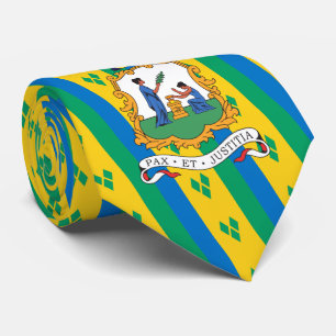 Vincy Flag & Seal, Saint Vincent & the Grenadines Tie