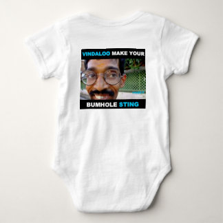 Vindaloo makes your bum hole sting babysuit baby bodysuit